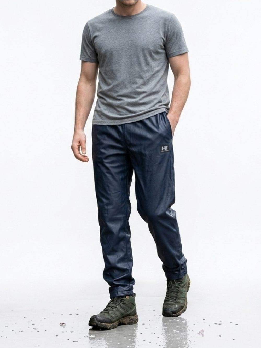 Helly Hansen Navy Waterproof Rain Pants